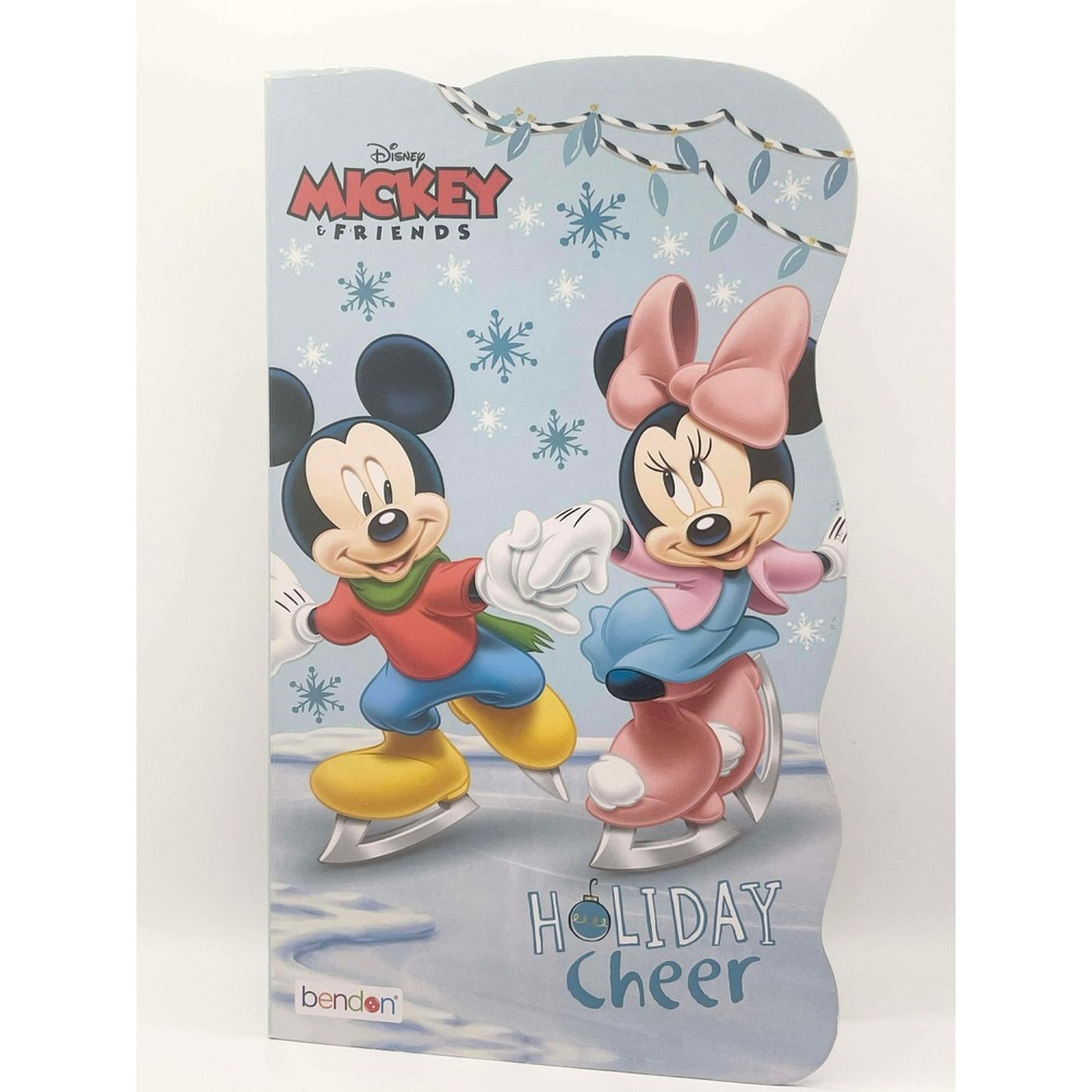 Disney Mickey & Friends Holiday Cheer Shaped Board Book Bendon 2020 Christmas